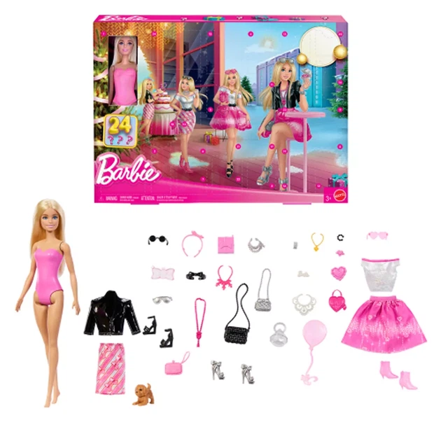 Адвент-календарь Barbie Стиль и красота (JFL63) - Фото 2 Адвент-календарь Barbie Стиль и красота (JFL63) - изображение 2