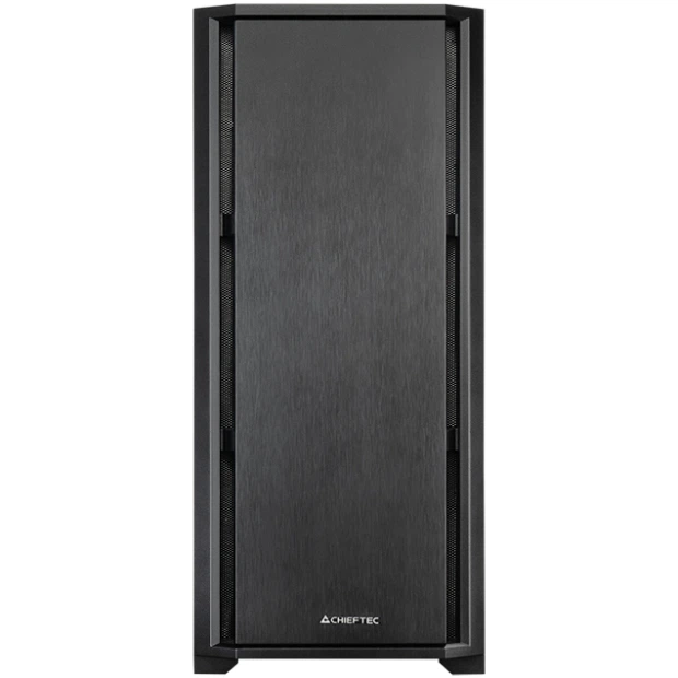 Комп'ютерний корпус Miditower для ATX, microATX, Mini-ITX, чорний, без блоку живлення, 215×390×485 мм - зображення 2