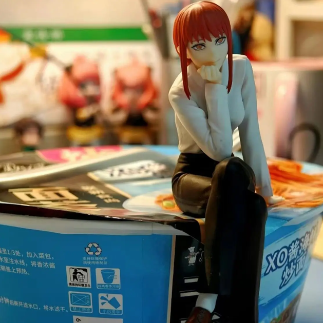 Аниме фигурка Макима сидит 14 см Человек-бензопила, Makima Chainsaw Man Noodle Stopper, коллекционная статуэтка из ПВХ (GS910) - Фото 2 Аниме фигурка Макима сидит 14 см Человек-бензопила, Makima Chainsaw Man Noodle Stopper, коллекционная статуэтка из ПВХ (GS910) - изображение 2