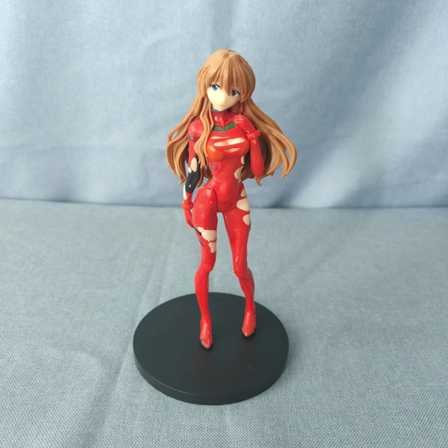 Аниме фигурка Аска Лэнгли Сорью 18 см, Neon Genesis Евангелион, Коллекционная фигурка в красном костюме EVA, Статуэтка из ПВХ (GS923) - изображение 2