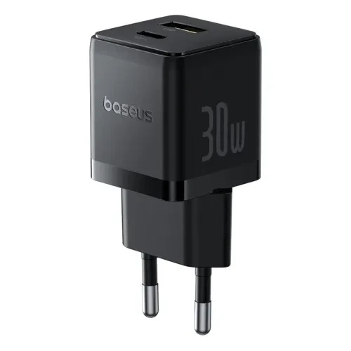 МЗП Baseus Palm Type-C+USB 30W Black P1011160A113-00 - Фото 1 МЗП Baseus Palm Type-C+USB 30W Black P1011160A113-00 - изображение 1