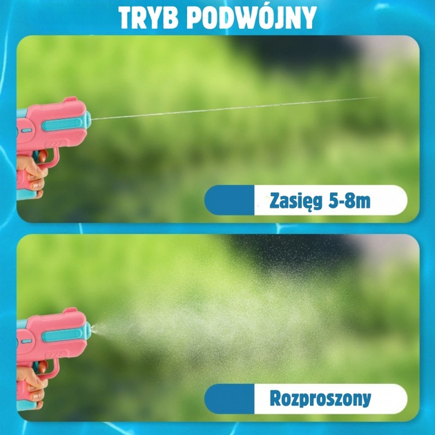 Pistolet na wodę Woopie UFO MONSTER z plecakiem pojemność 2.1 l 504380 (5906280650438) - obraz 5