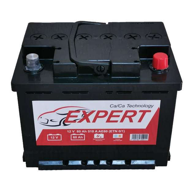 Автомобильный аккумулятор EXPERT 60Ah-12V (завод WESTA), (+ справа