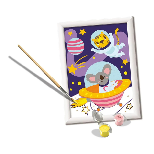Картина за номерами Ravensburger CreArt Дикі Космічні тварини (4005556239726) - зображення 2
