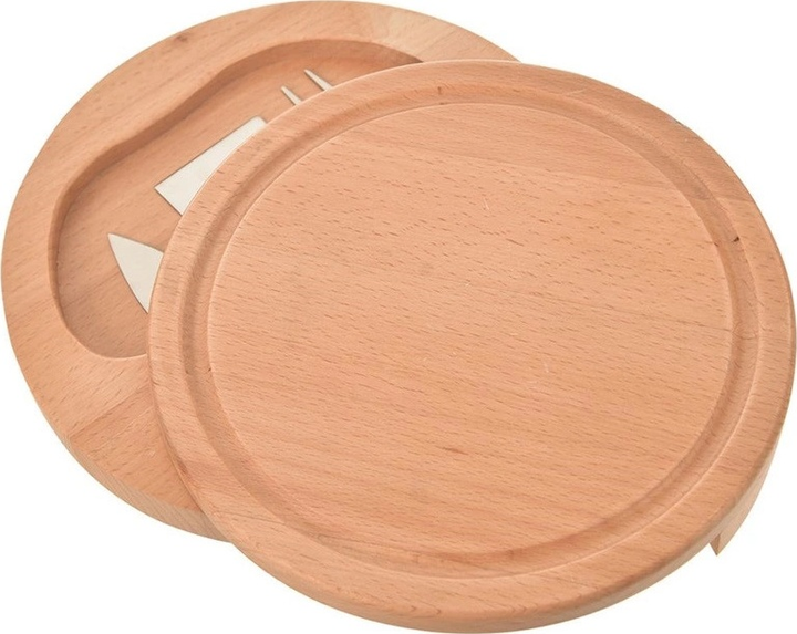 Deska do serów Orion drewniana rozkładana i 3 noże 21.5 x 4 cm (8592381180294) - obraz 3