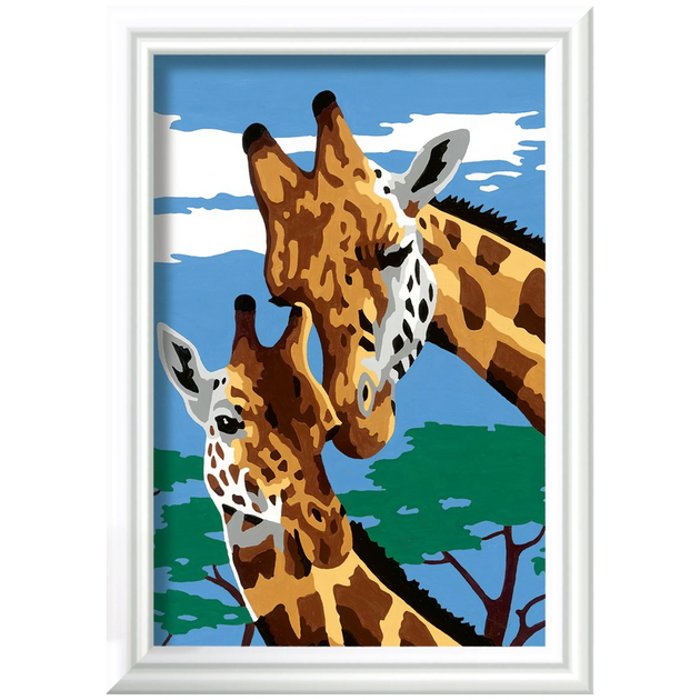 Картина за номерами Ravensburger CreArt Солодкі жирафи (4005556236152) - зображення 2