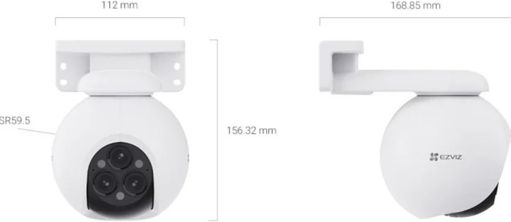 Kamera IP Ezviz H80f White (CS-H80f) - obraz 2