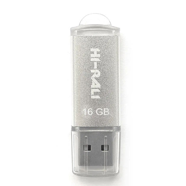 Флешка Hi-Rali 16GB USB3.0 Rocket срібло - Фото 1 Флешка Hi-Rali 16GB USB3.0 Rocket срібло - изображение 1