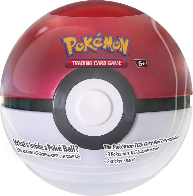 Набір карток колекційних Pokemon TCG Poke Ball Tin 2025 6 шт Випадкові коліри (ZES196214117792) - зображення 2