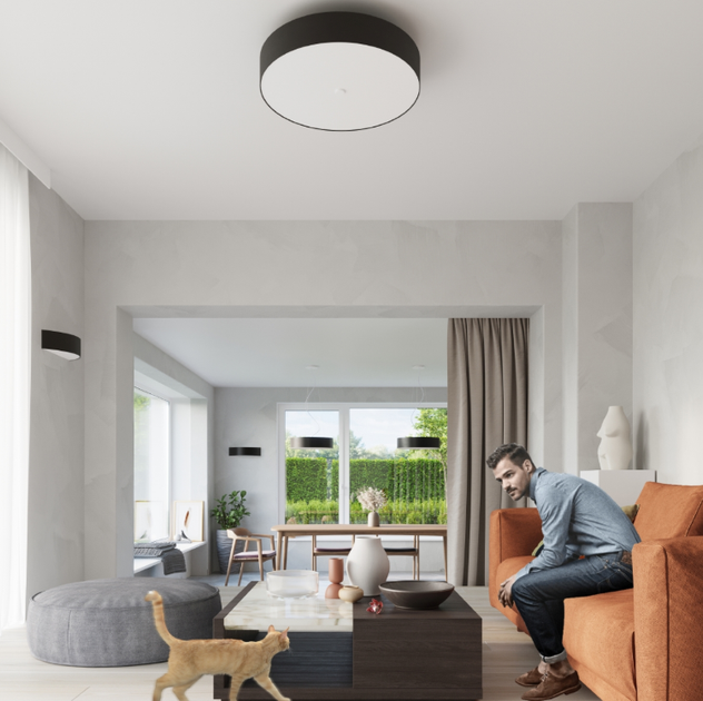 Світильник підвісний Sollux Skala 60 5xЕ27/60W/220V чорний (SL.0810) - изображение 8