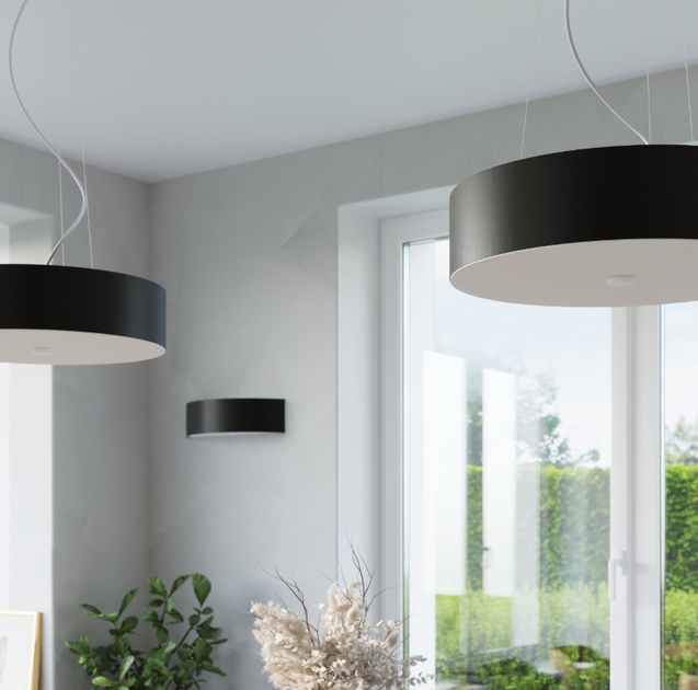Світильник підвісний Sollux Skala 50 5xЕ27/60W/220V чорний (SL.0762) - изображение 2