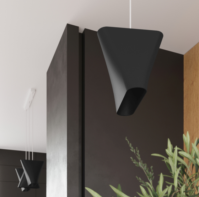 Світильник підвісний Sollux Blum 1xЕ27/60W/220V чорний (SL.0770) - Фото 2 Світильник підвісний Sollux Blum 1xЕ27/60W/220V чорний (SL.0770) - изображение 2