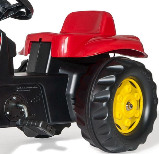 Traktor na pedałach Rolly Toys Kid z łyżka i przyczepa Czerwony (4006485023127) - obraz 5