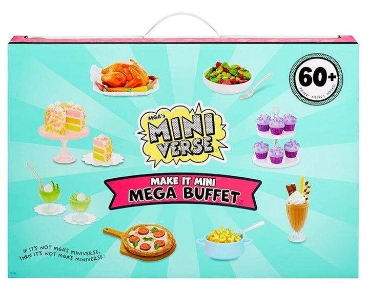 Zestaw zabawkowy MGA's Miniverse Make It Mini Mega Buffet 60 elementów 541301 (0035051541301) - obraz 6
