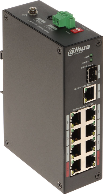 Комутатор Dahua PFS3110-8ET-96-V2 - зображення 1