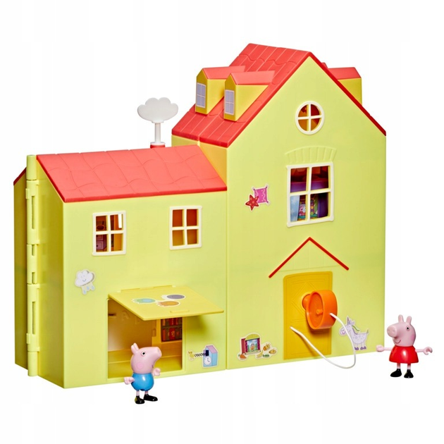 Набір ігровий Peppa Pig Великий будиночок Пеппи 80 см + фігурки та аксесуари G0508 (5010996308092) - зображення 4
