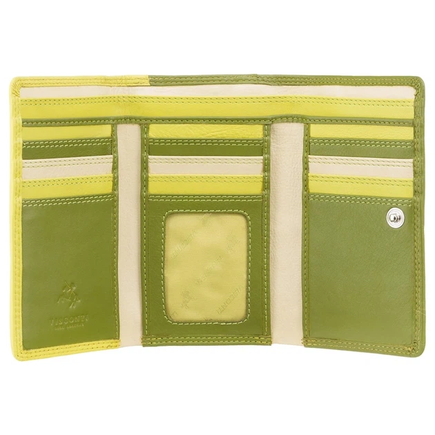 Гаманець жіночий Visconti RB43 Bora c RFID (Lime Multi) - изображение 2