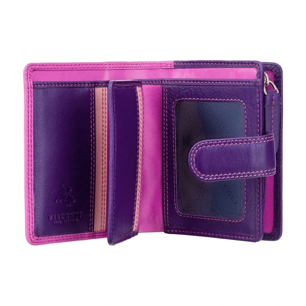 Гаманець жіночий Visconti RB40 Bali c RFID (Berry Multi) - изображение 2