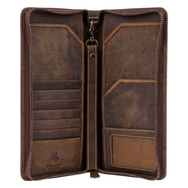 Портмоне дорожнє Visconti 728 Wing (Oil Tan) - изображение 2