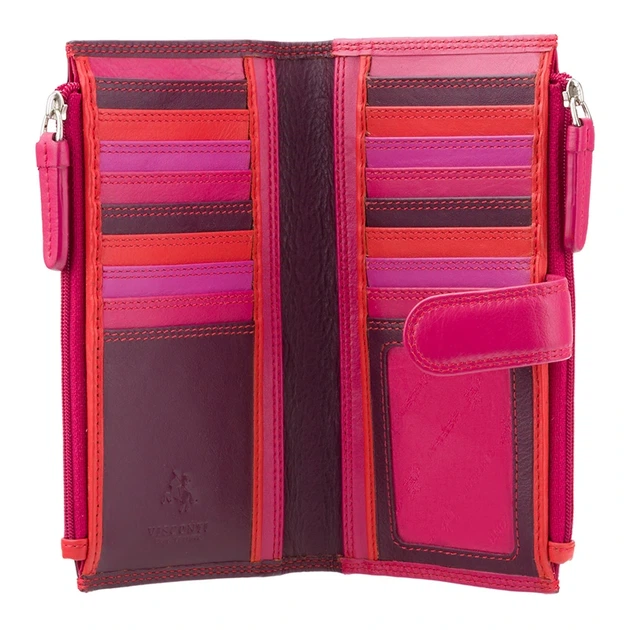 Гаманець жіночий Visconti RB100 Bermuda c RFID (Plum Multi) - изображение 2