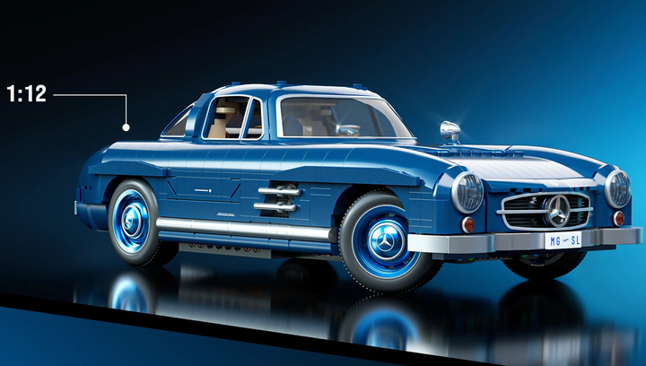 Конструктор Hot Wheels Brick Shop Mercedes-Benz 300 SL 1600