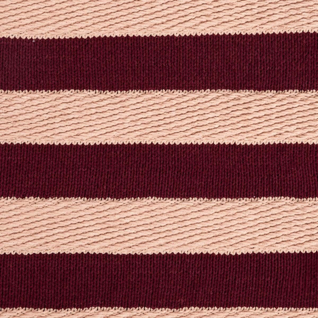 Koc Homla Rudens w pasy burgundowy 130 x 170 cm (5906496752438) - obraz 3