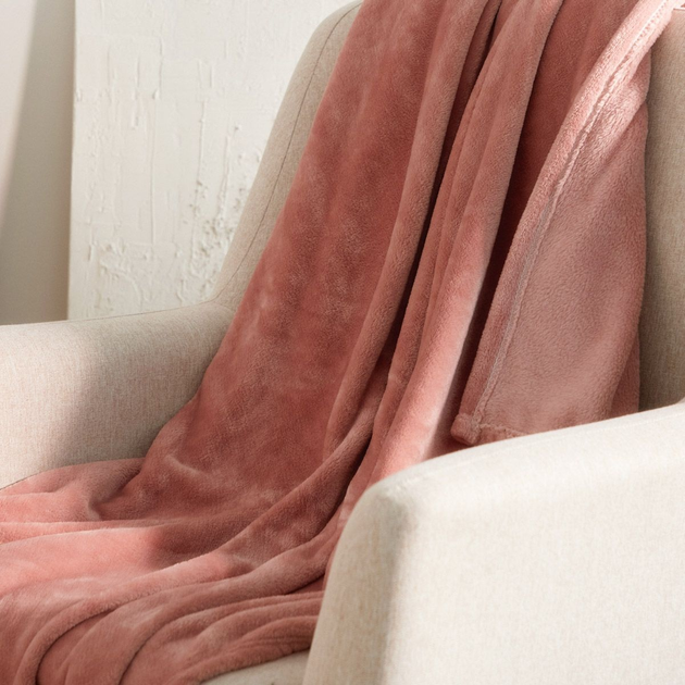 Koc Homla Basic Rote różowy 150 x 200 cm (5902869959633) - obraz 7