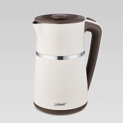 Електрочайник 1,7л 1500W метал (диск) бежевий MR-030-BIEGE Maestro - изображение 2