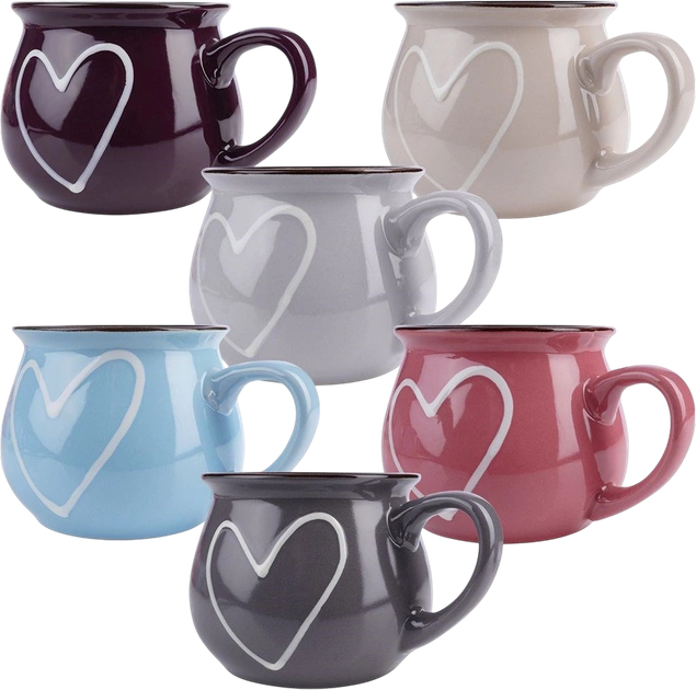 Zestaw kubków Orion ceramicznych 320 ml 6 szt (5907610287768) - obraz 2