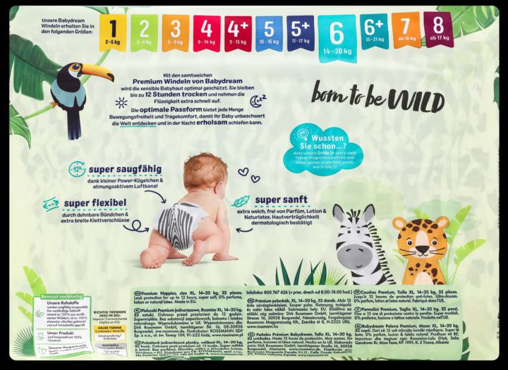 Подгузники Babydream premium 6 (14-20кг) 32шт лимитированная серия - Фото 8 Подгузники Babydream premium 6 (14-20кг) 32шт лимитированная серия - изображение 8