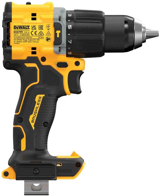 Дриль-шуруповерт акумуляторний безщітковий ударний DeWalt DCD799N (5035048832554) - зображення 5
