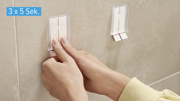 Підставка для душу TESA Lavaa самоклеюча Чорна (405160000000) - зображення 10