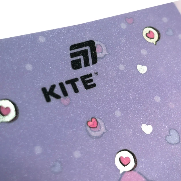 Папка-куточок з клапаном Kite Hello Kitty А4 Матова Фіолетова (HK25-248-5) - Фото 5 Папка-куточок з клапаном Kite Hello Kitty А4 Матова Фіолетова (HK25-248-5) - зображення 5