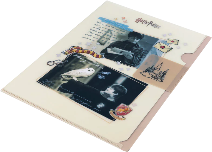 Папка-уголок с клапаном Kite Harry Potter А4 Матовая Бежевая (HP25-248-1) - Фото 2 Папка-уголок с клапаном Kite Harry Potter А4 Матовая Бежевая (HP25-248-1) - изображение 2