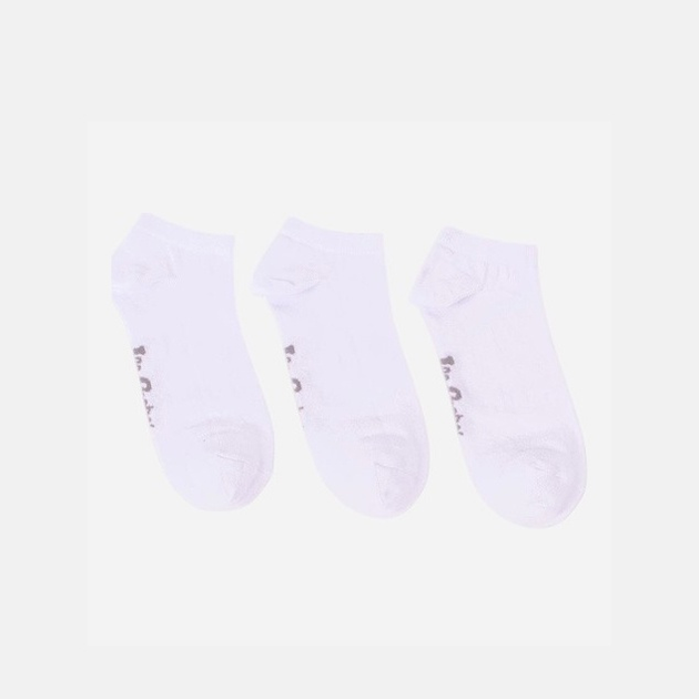 Набір жіночих шкарпеток коротких бавовняних Lee Cooper Snesocks 734 Білий (5906598069526) - зображення 1