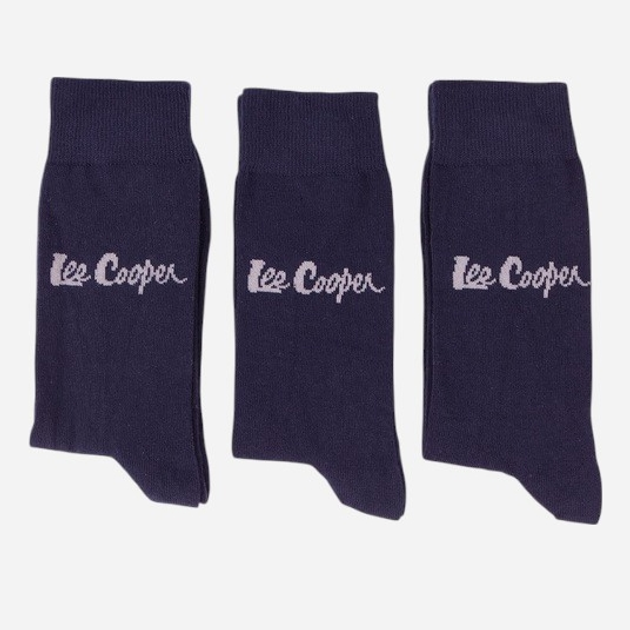 Набір чоловічих шкарпеток високих бавовняних Lee Cooper Anksocks 726 Темно-синій (5906598069281) - зображення 2