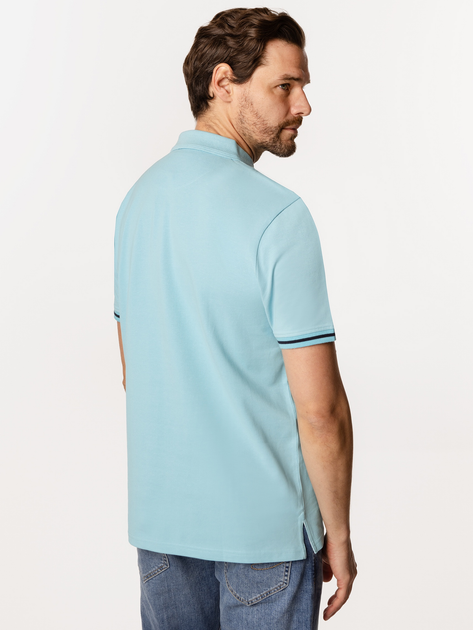 Поло довге чоловіче Lee Cooper Tomm 5026 Блакитне (5905991723899) - зображення 2