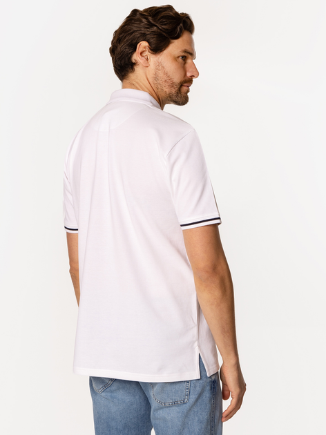Поло довге чоловіче Lee Cooper Tomm 5026 Біле (5905991723981) - зображення 2