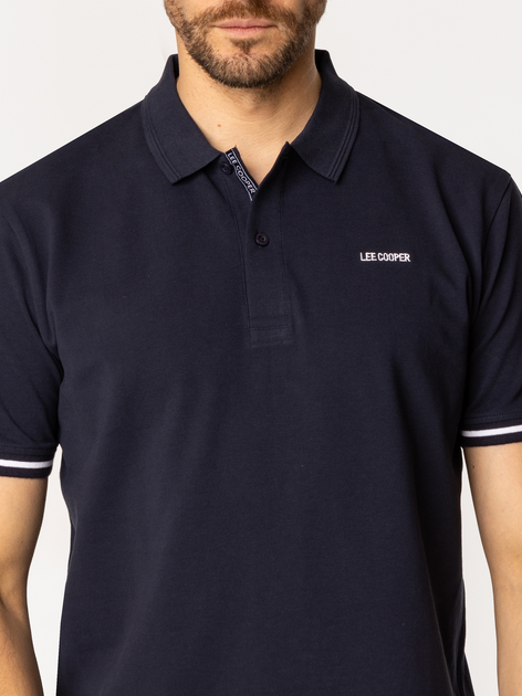 Поло довге чоловіче Lee Cooper Tomm 5026 Темно-синє (5905991723943) - зображення 4