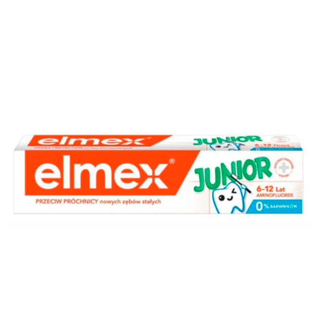 Зубная паста Elmex Junior для детей от 6 до 12 лет, 75мл - Фото 5 Зубная паста Elmex Junior для детей от 6 до 12 лет, 75мл - изображение 5