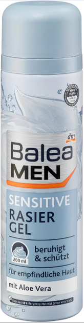 Гель для бритья Balea Men Sensitive 200 мл - Фото 1 Гель для бритья Balea Men Sensitive 200 мл - изображение 1