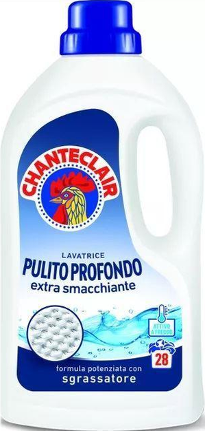 Гель для прання CHANTECLAIR з плямовивідником pulito profondo extra smcchiande 28 прань, 1260 - зображення 5