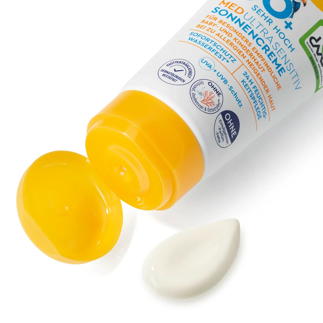 Детский солнцезащитный крем SUNDANCE Kids MED ultra sensitiv SPF 50, 100 мл - изображение 3