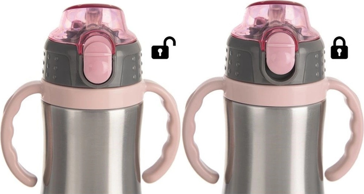 Термокружка Orion дитяча сталева рожева 300 мл (8592381182458) - зображення 5