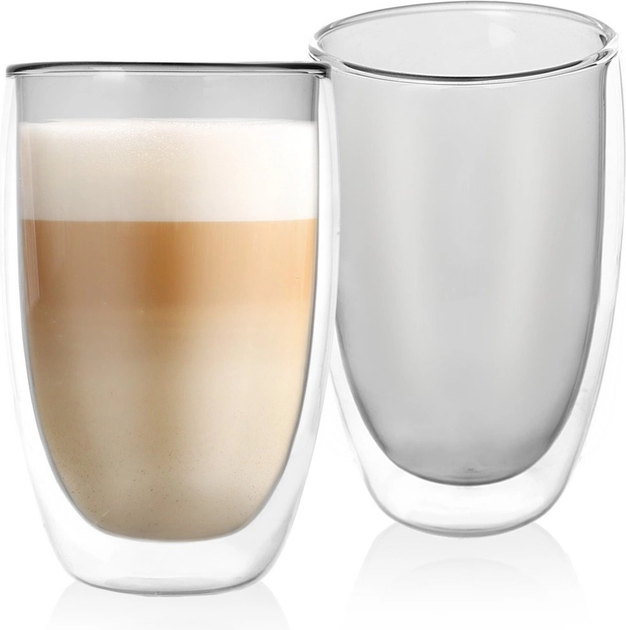 Zestaw szklanek termicznych Orion Double z podwójną ścianką 460 ml x 2 szt (8592381192488) - obraz 3