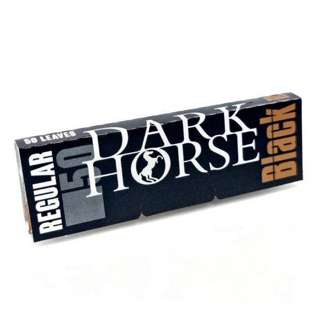 Папір для самокруток DARK HORSE Black - Фото 3 Папір для самокруток DARK HORSE Black - изображение 3