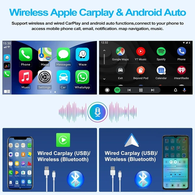 Штатная автомагнитола CAMECHO для VW Polo 6R 6C 9N 2008-2016 / 9" / Сенсорная / 2/32Гб / Android 13 / Apple CarPlay / Android Auto / Bluetooth / WI-FI / GPS / USB Б/В b1 - изображение 2