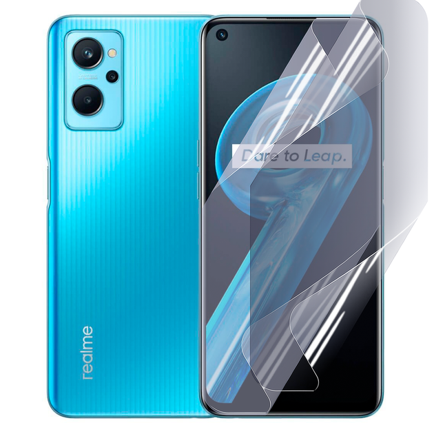Антишпион приватная плёнка гидрогелевая для смартфона Realme 9i противоударная прозрачная - Фото 1 Антишпион приватная плёнка гидрогелевая для смартфона Realme 9i противоударная прозрачная - изображение 1