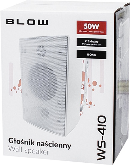 Głośnik naścienny Blow WS-410 White (30-730#) - obraz 3