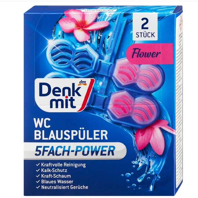 Блок для унітазу підвісний Denkmit Flover 2 шт 90 г 4066447289336